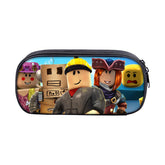 wopin Pencil Case, Pencil Case Big Capacity, 2 Compartments Expandable Pen Bag Cartoon Pencil Case,Stationery Supplies for Kid